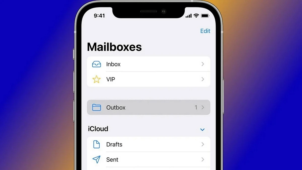 Create your e-mail account in iPhone