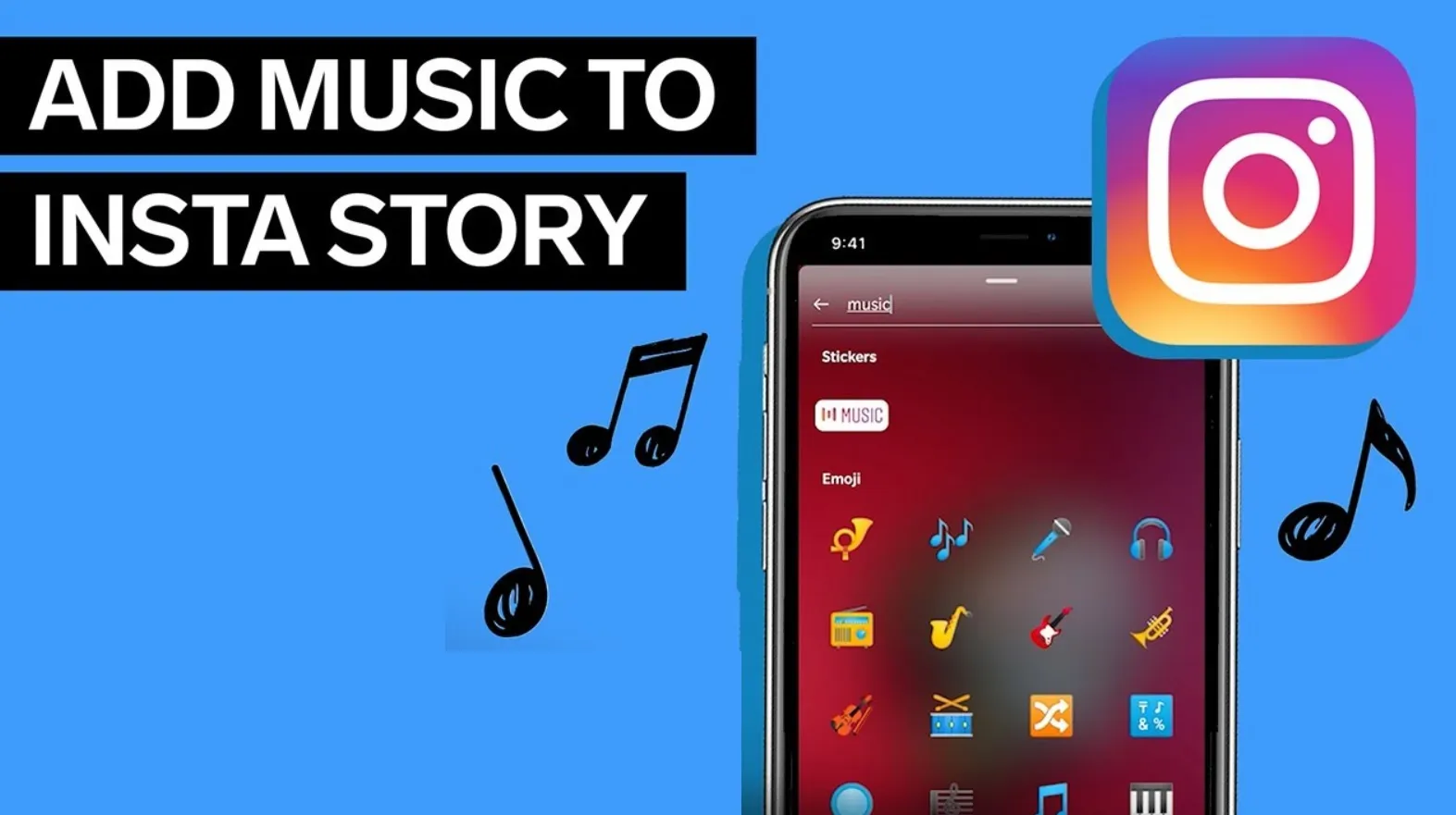 add music to Instagram story