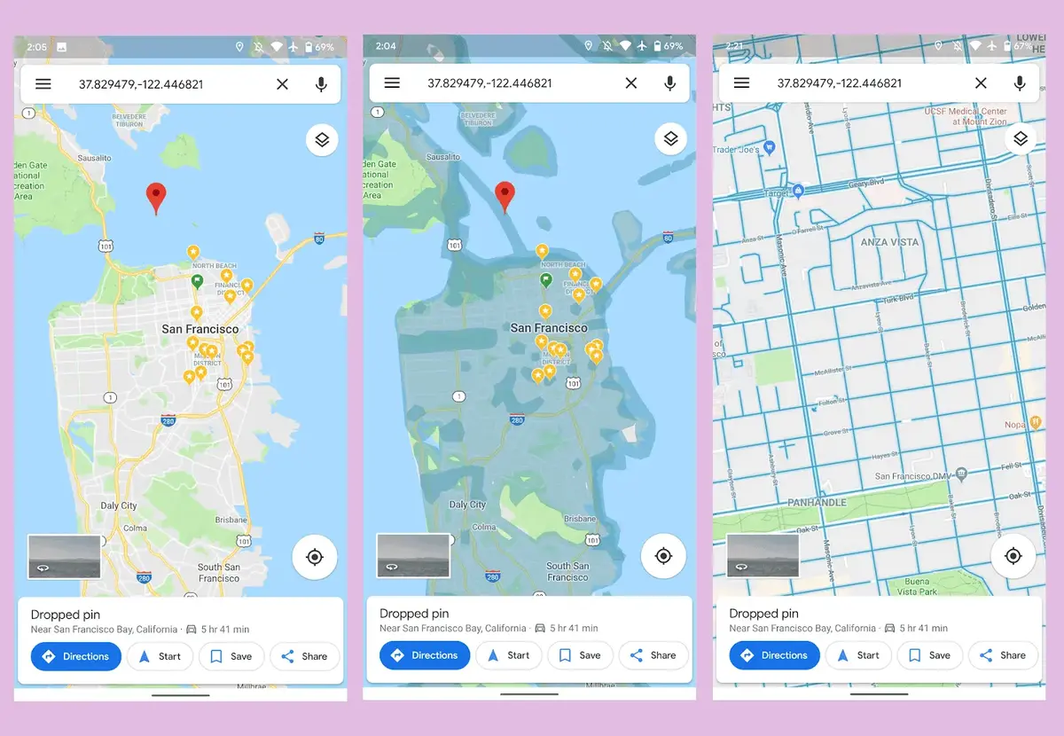How does Google Maps layers work in Android