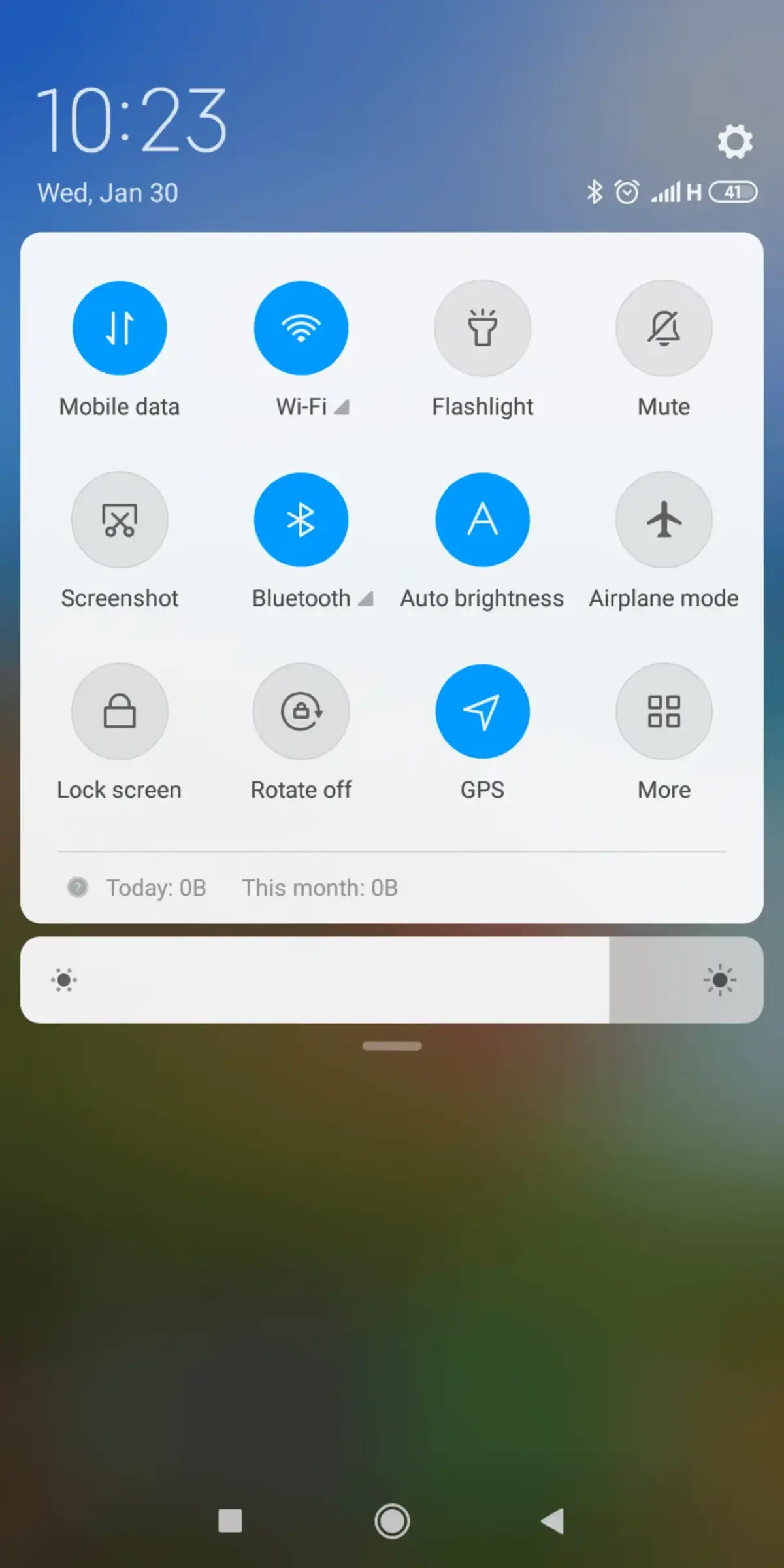 Auto brightness in Xiaomi devices