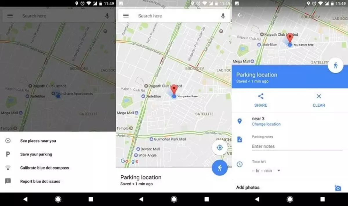 How to save your parking location with Google Maps secret functions