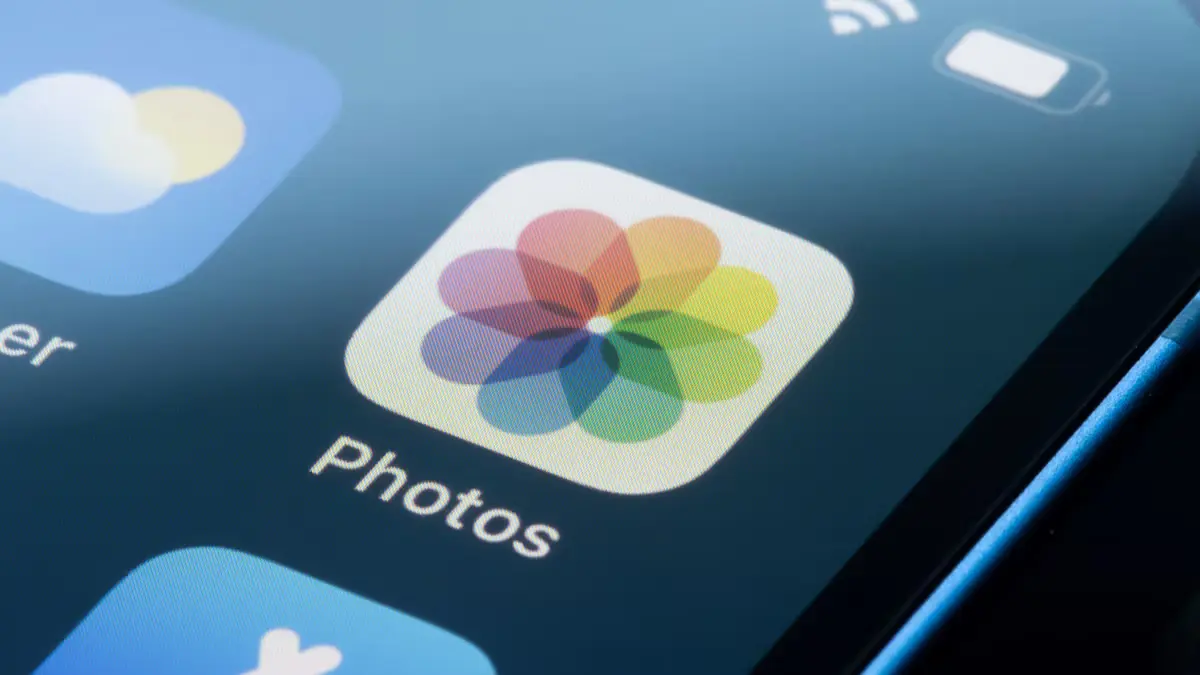The Photos app in iPhone
