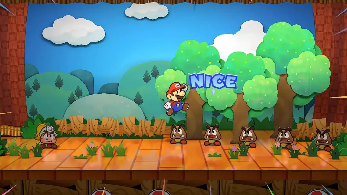 The Paper Mario remake in Switch