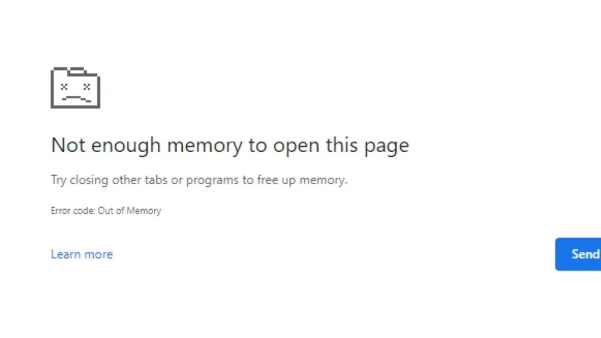 Memory issues and tricks to avoid it on Chrome