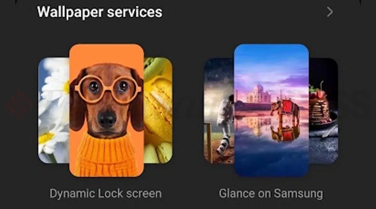 Wallpaper services in Samsung devices