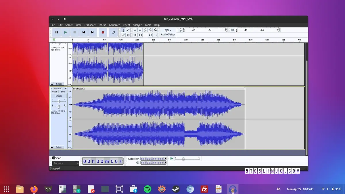 Audacity edition options and cloud storage update