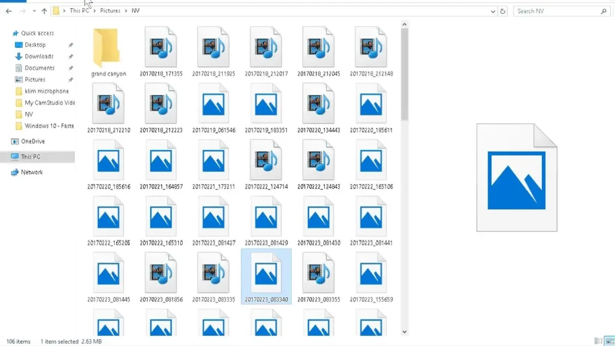 Thumbnails load in Windows 11 and tricks to fasten it