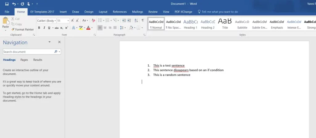 Edit Word documents faster with the replace formatting function