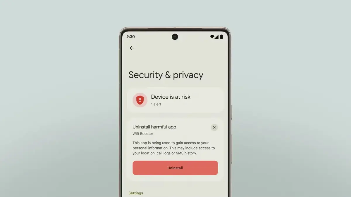 The app permissions and privacy panel in Android
