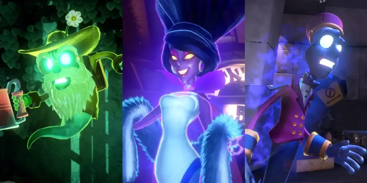 The bosses of Luigi's Mansion games