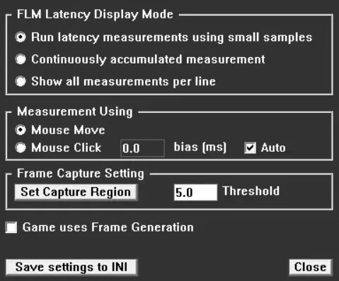 measure latency games