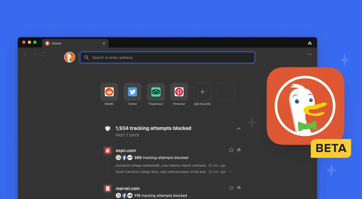 DuckDuckGo less popular browsers