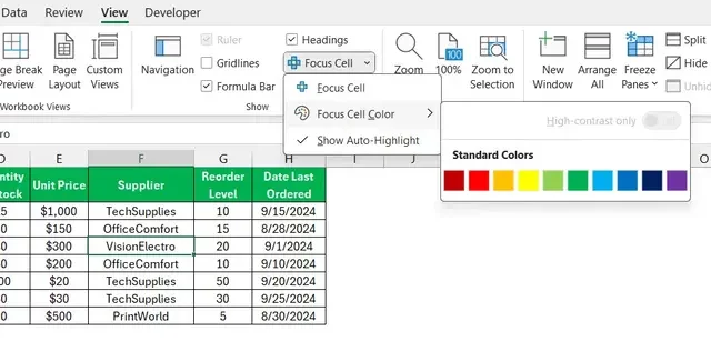 Excel receives a new feature to highlight numbers in a table