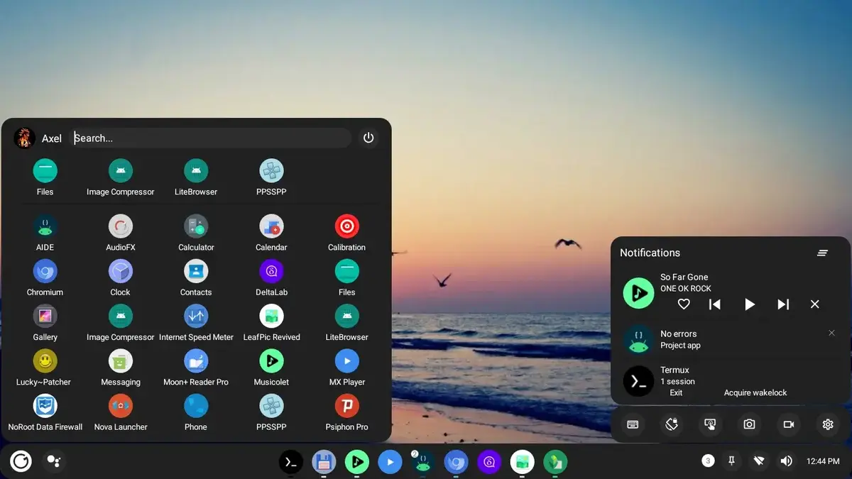 The Smart Dock Android app interface customization