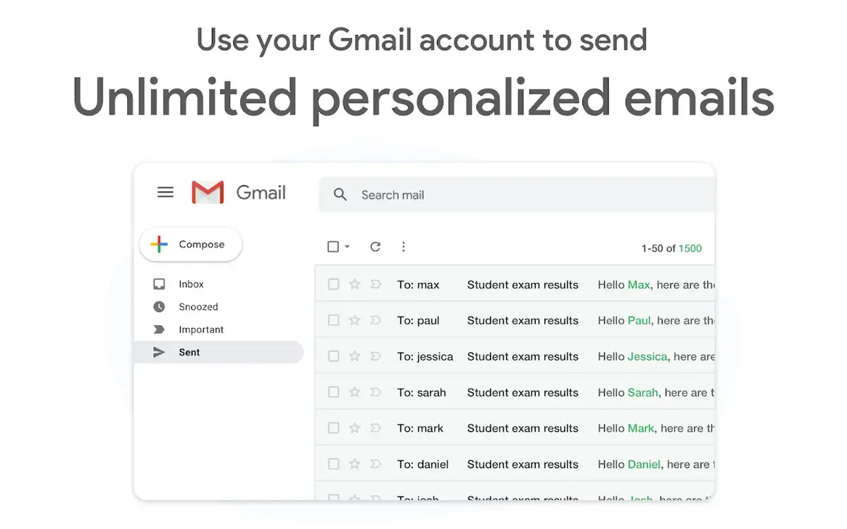 Best features in Gmail to send mails to several recipients