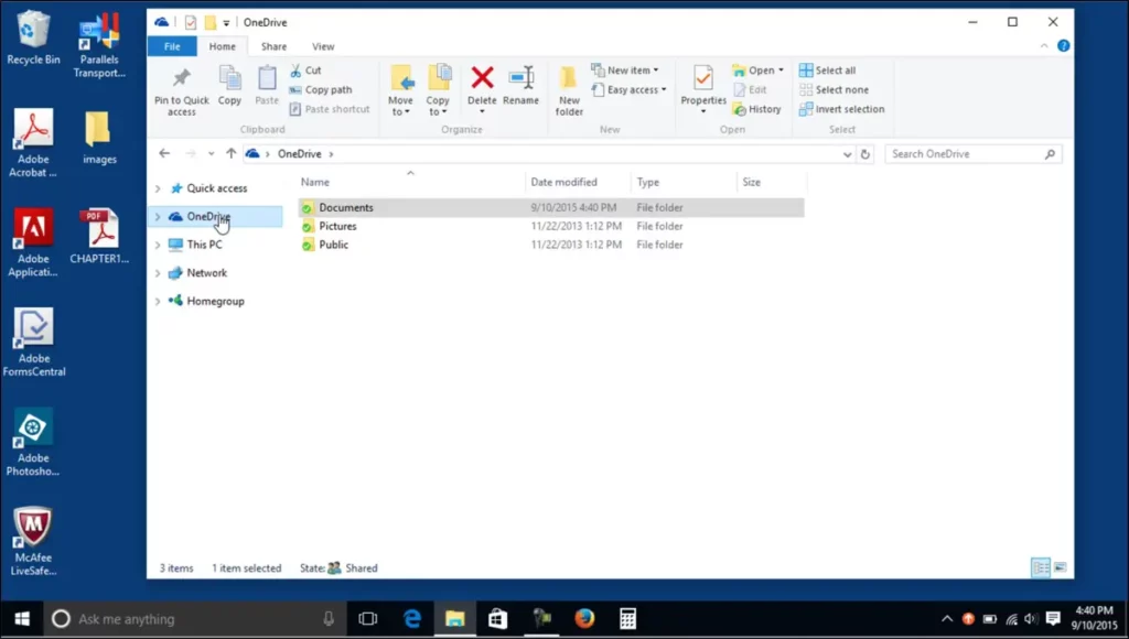 The Windows 11 OneDrive experience