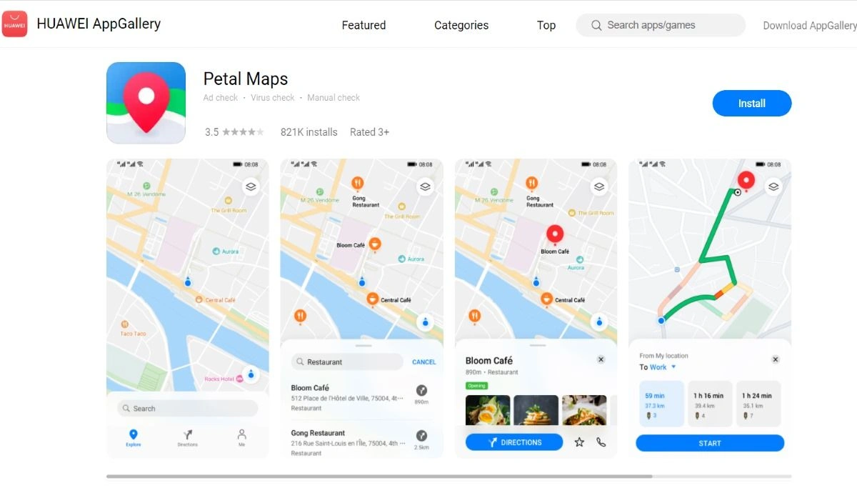 Huawei's Petal Maps app and how to run it on Android Auto cars.