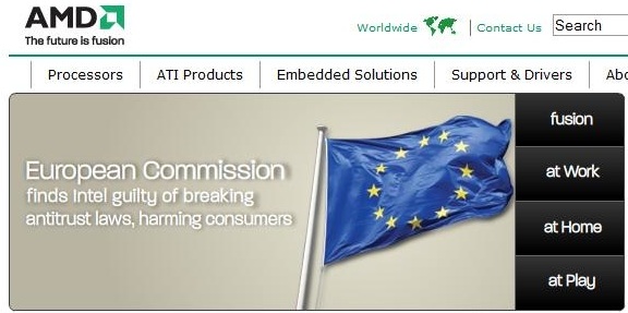 AMD ondea la bandera de la UE