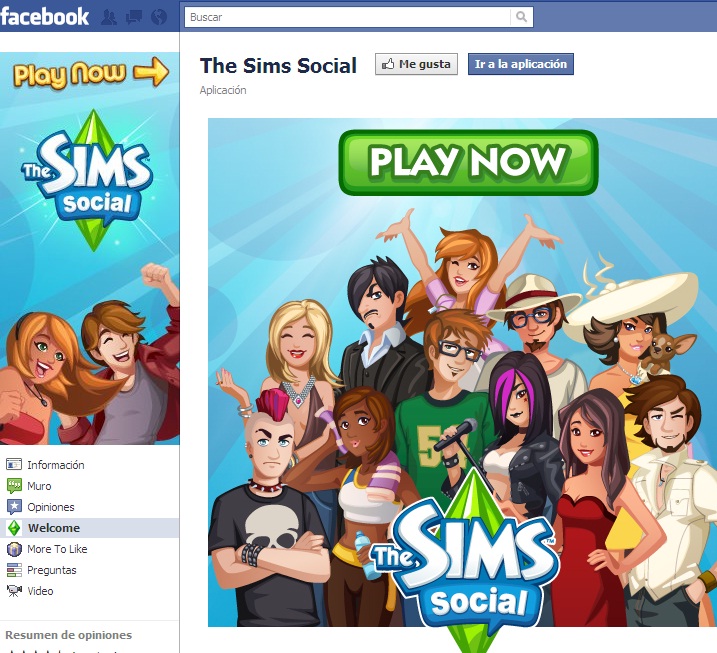 Los Sims social