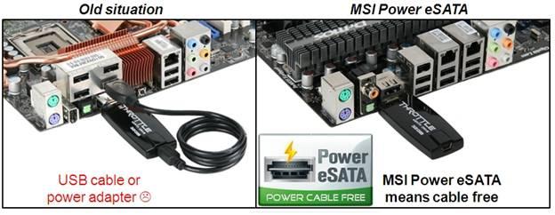 Conectores MSI y OCZ-1