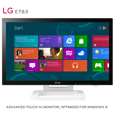 Monitor Táctil para Windows 8