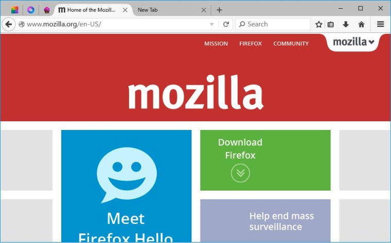 Mozilla Firefox Windows 10 1