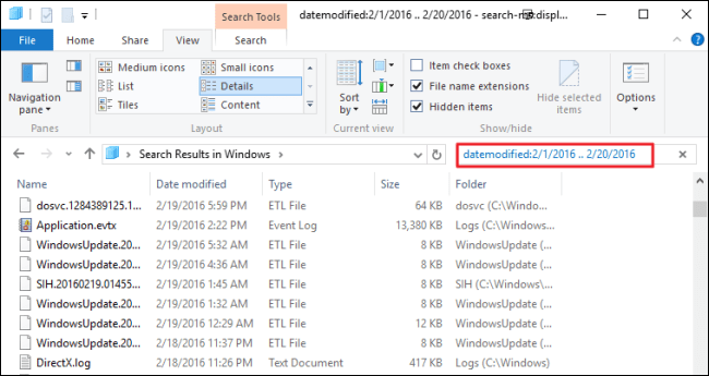 Windows 10 buscar archivos 2