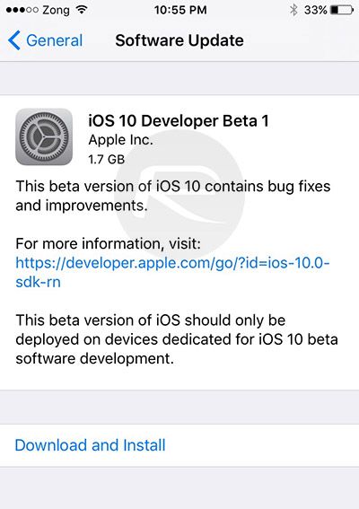iOS-10-Beta-3