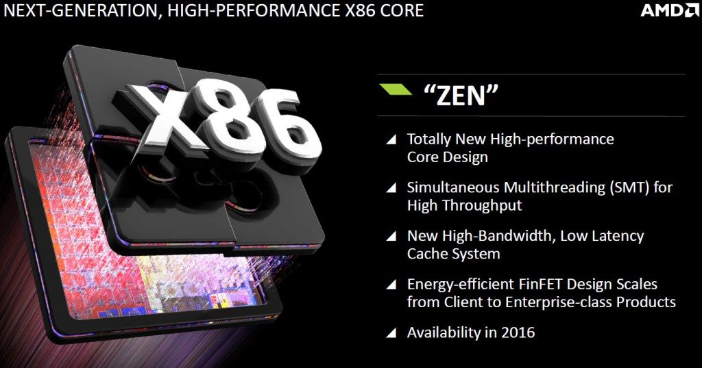 Procesadores AMD Zen 2017