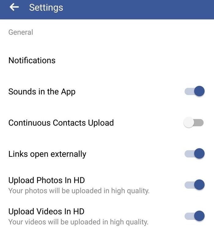 Facebook videos HD Android