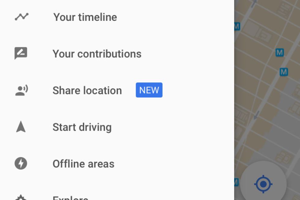 Google Maps compartir ubicación