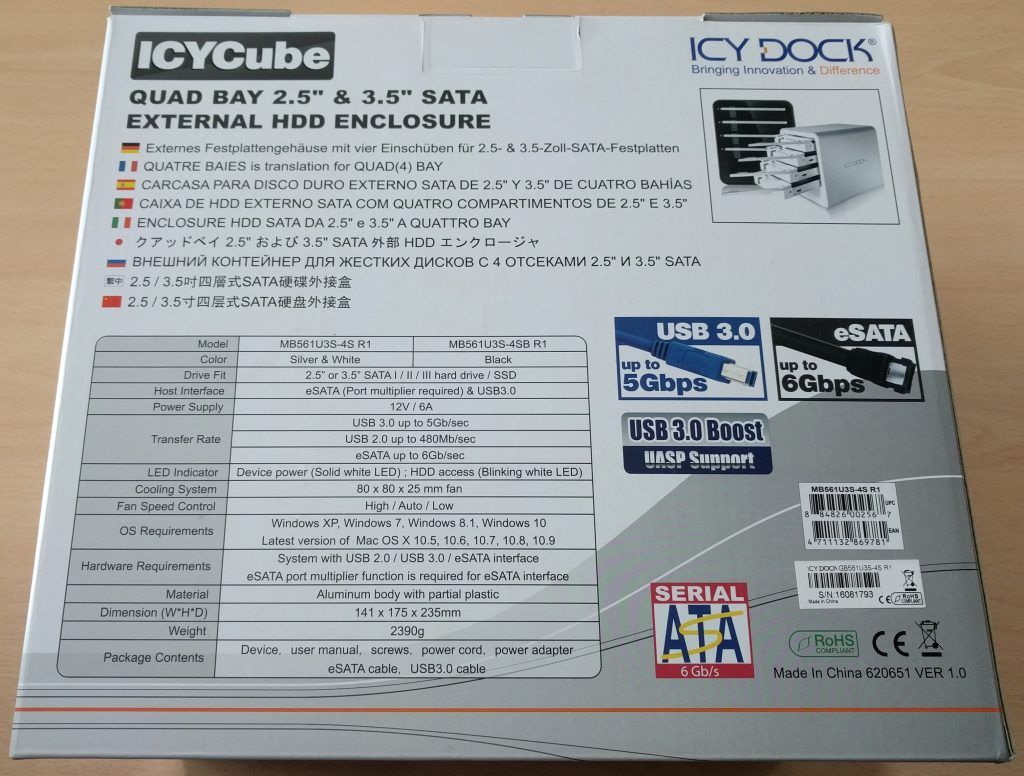 ICYCube MB561U3S-4S R1 4
