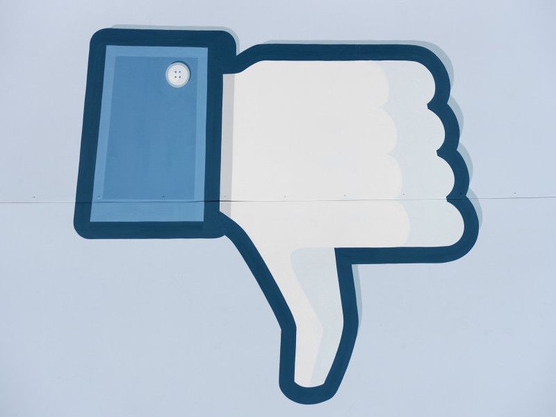 Facebook recibe una bofetada