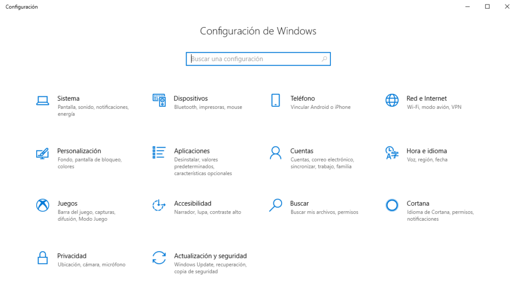 restablecer Windows 10