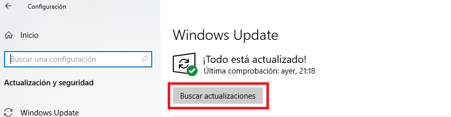 repara tu windows 10 actualizando el sistema operativo