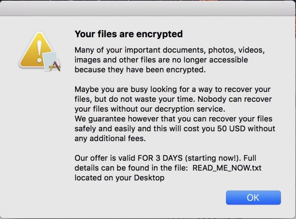 EvilQuest ransomware Mac 2
