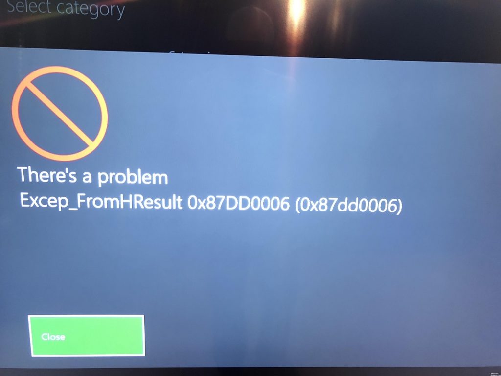 Giro de vuelta preocupación Prescribir Cómo reparar el error 0x87DD0006 en Xbox One? - islaBit