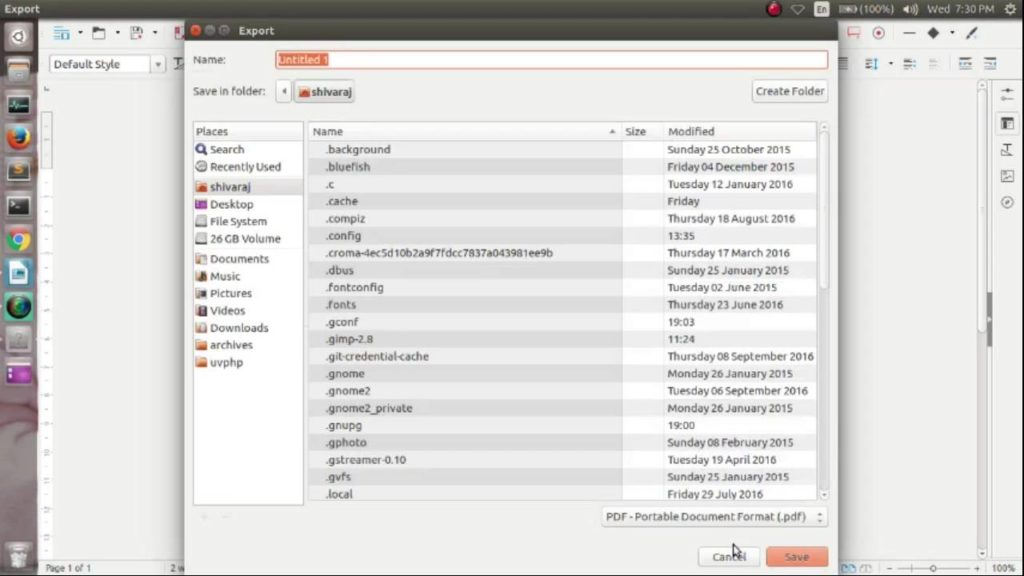 Contraseña documentos LibreOffice 3