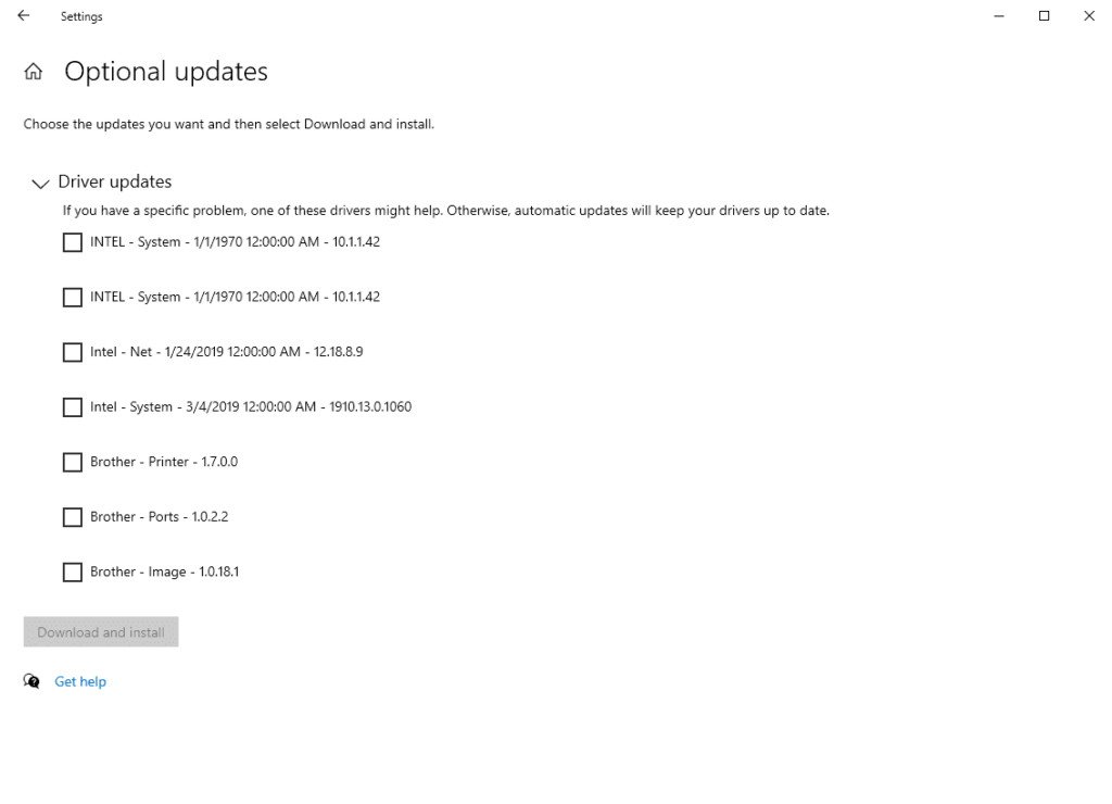 ¿Hace falta instalar las actualizaciones controladores opcionales Windows 10?