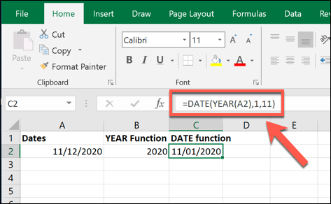Aprende a usar la función YEAR o AÑO en Excel