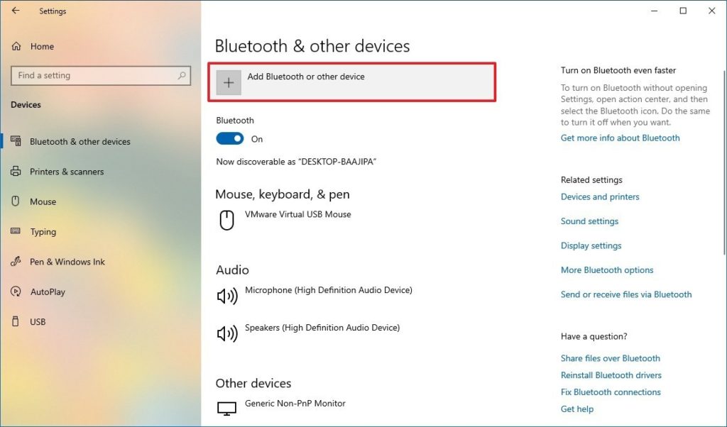 Altavoces silencio Windows 10 1,5