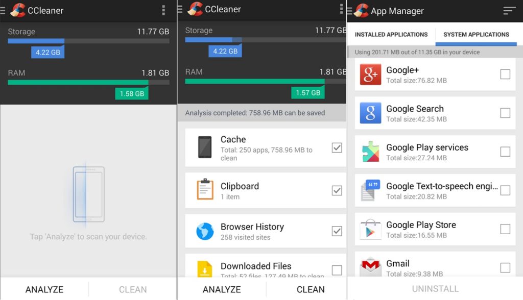 apps eliminar basura Android 3