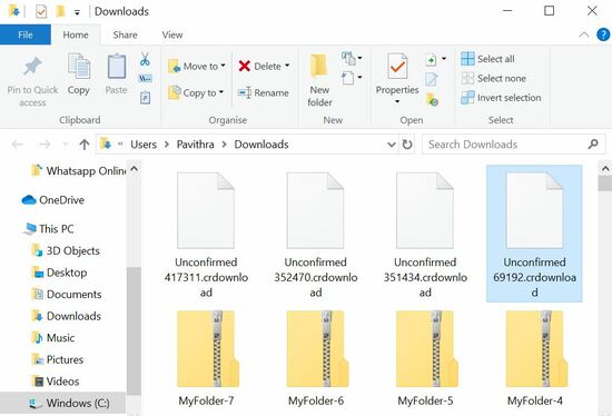 abrir archivo crdownload de Chrome en Windows