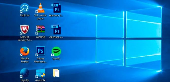 No puedo mover los iconos del escritorio en Windows 10