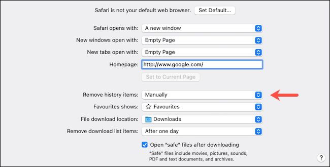 Cómo borrar automáticamente el historial de Safari en Mac