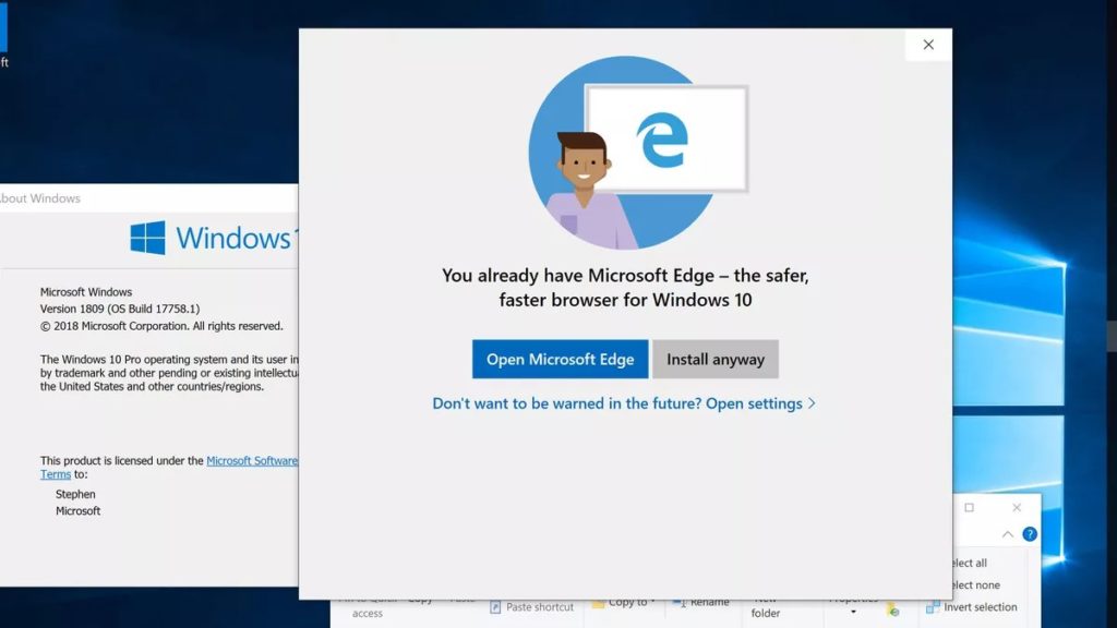 Microsoft Edge no abre 3