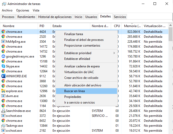 Cómo detectar malware en Windows 10