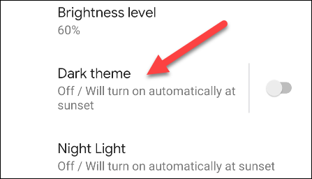 Activar el modo oscuro en Android 10 o posterior