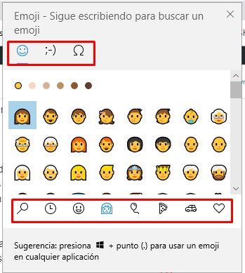 Cómo utilizar símbolos y caracteres especiales en Windows 10