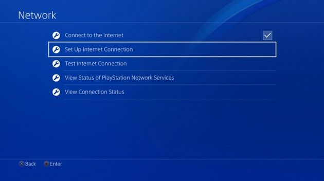 Configurar estado de conexión en PS4